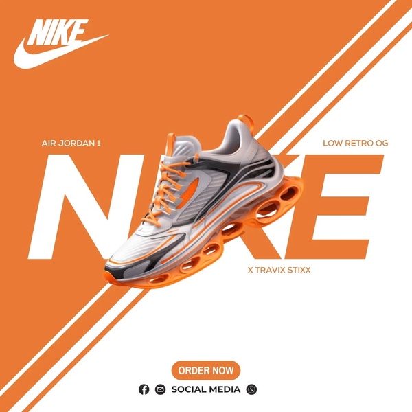 sneakers, running shoes, athletic shoes, sports shoes, trainers, new arrival, minimalist, modern typography, energetic, bold, orange, neutral